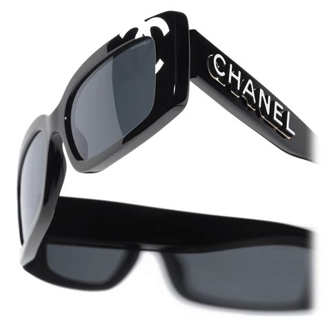 genuine chanel sunglasses|chanel sunglasses with on side.